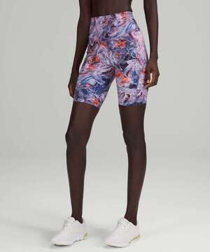 Lululemon Base Pace High-Rise Short 8" Atmospheric Purple Multi Size 6 Run Cycle